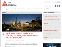Tablet Screenshot of clubmarketingmediterraneo.com